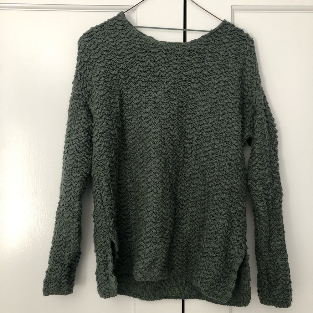 ME TO WE Pacsun Green Knit Sweater